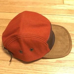 🔥 Stussy 5 Panel Orange Strapback Hat